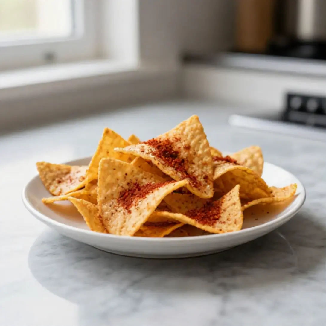 Pyzy z mięsem z Air Fryer podane z sosem