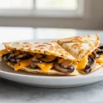 Pyszna quesadilla z serem i pieczarkami z Air Fryer
