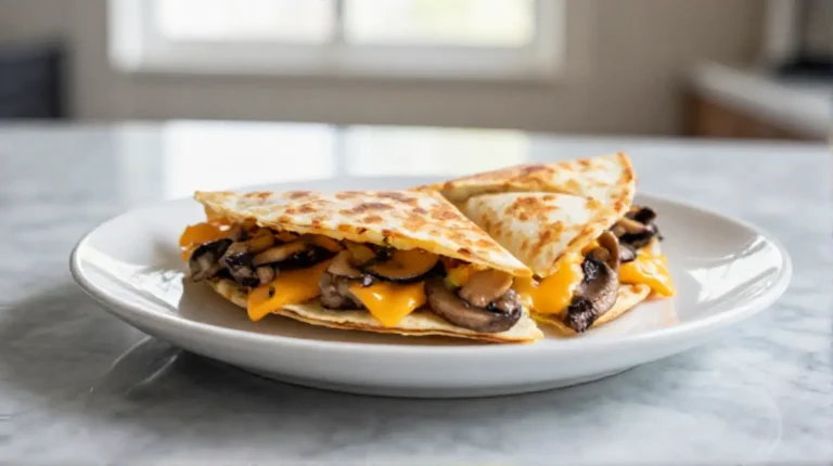 Pyszna quesadilla z serem i pieczarkami z Air Fryer