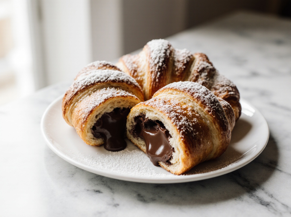 Rogaliki z czekoladą z Air Fryera 2