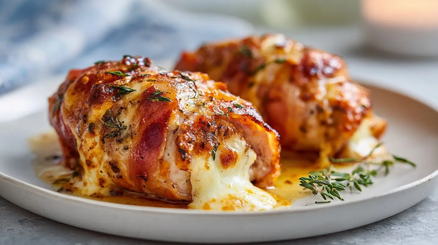 Roladki schabowe z mozzarellą z Air Fryer