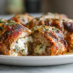Roladki schabowe z mozzarellą z Air Fryer