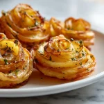 Różane frytki z ziemniaków z Air Fryer