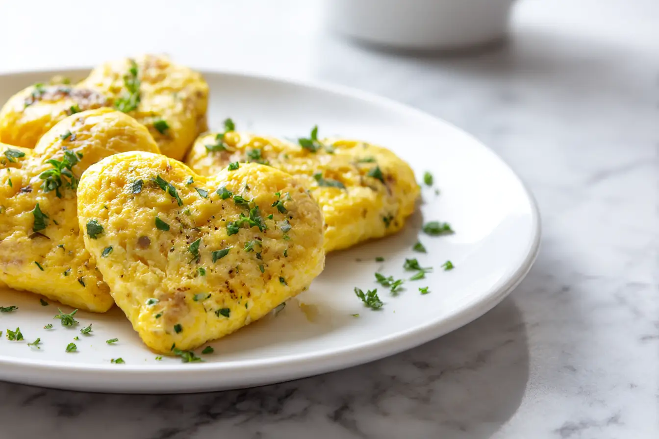 serca z jajka i parowki w air fryer