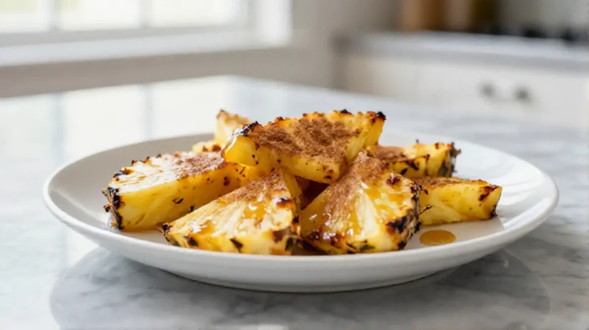 Sernik na zimno z Air Fryer na talerzu