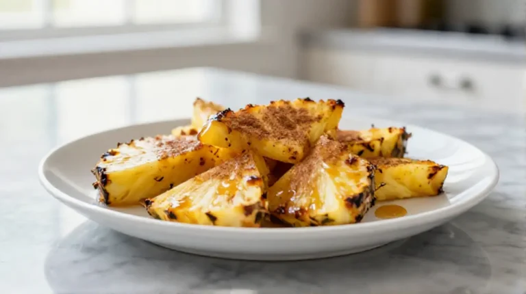 Sernik na zimno z Air Fryer na talerzu