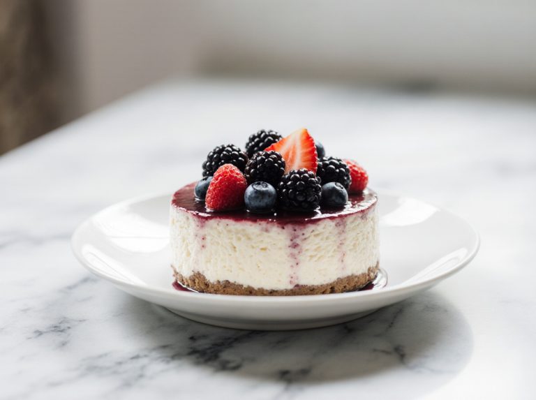 Pyszny sernik z serków skyr skyr wiejski z Air Fryer