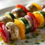 Skrzydełka w glazurze z air fryer na talerzu.