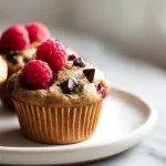 Pyszne skyrniki z malinami i gorzka czekolada z air fryer.