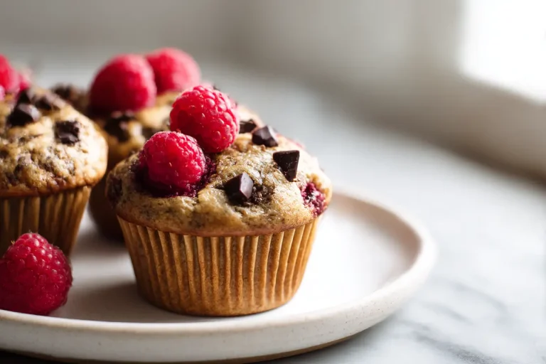 Pyszne skyrniki z malinami i gorzka czekolada z air fryer.