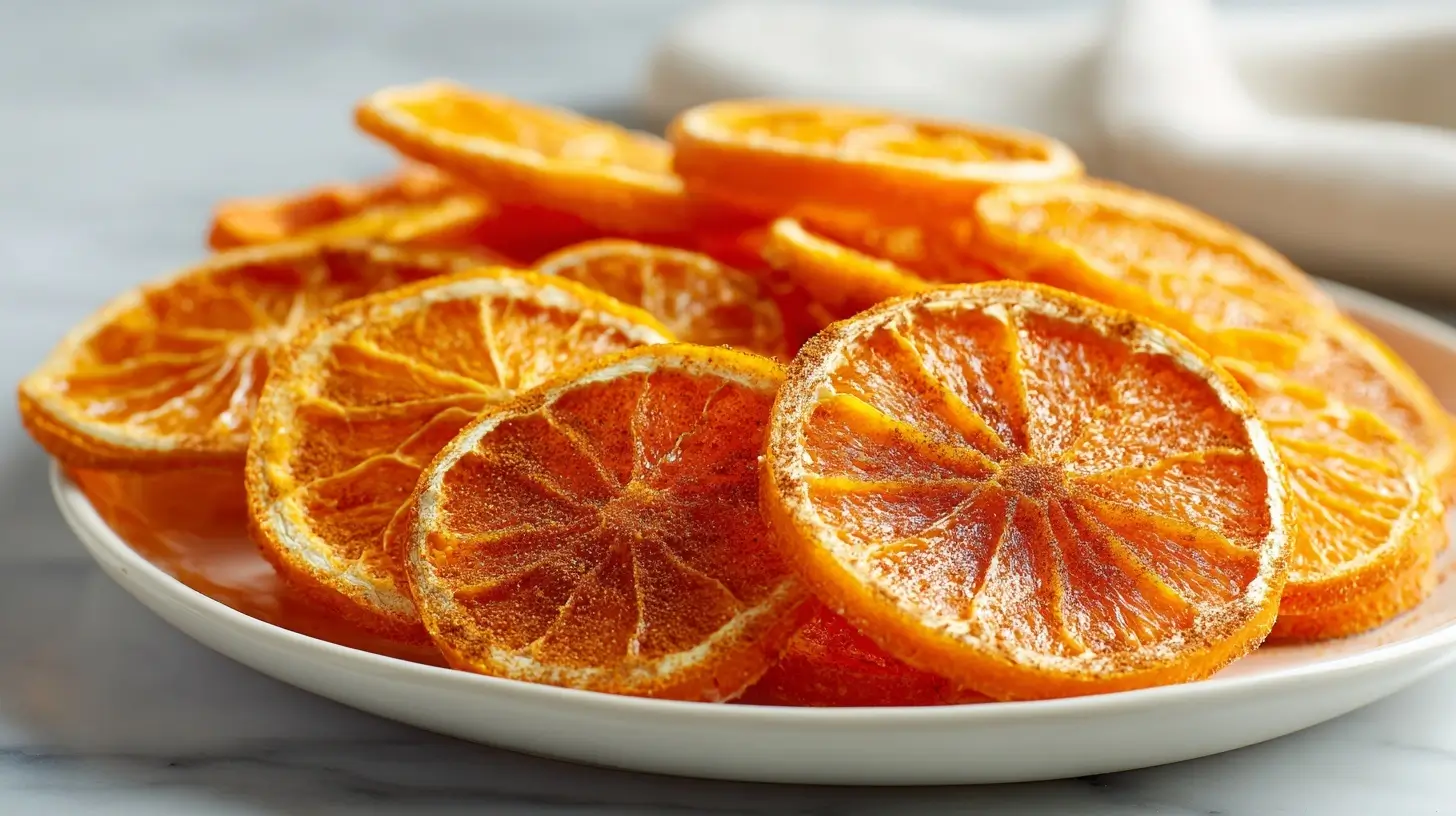 Suszone pomarańcze z Air Fryer