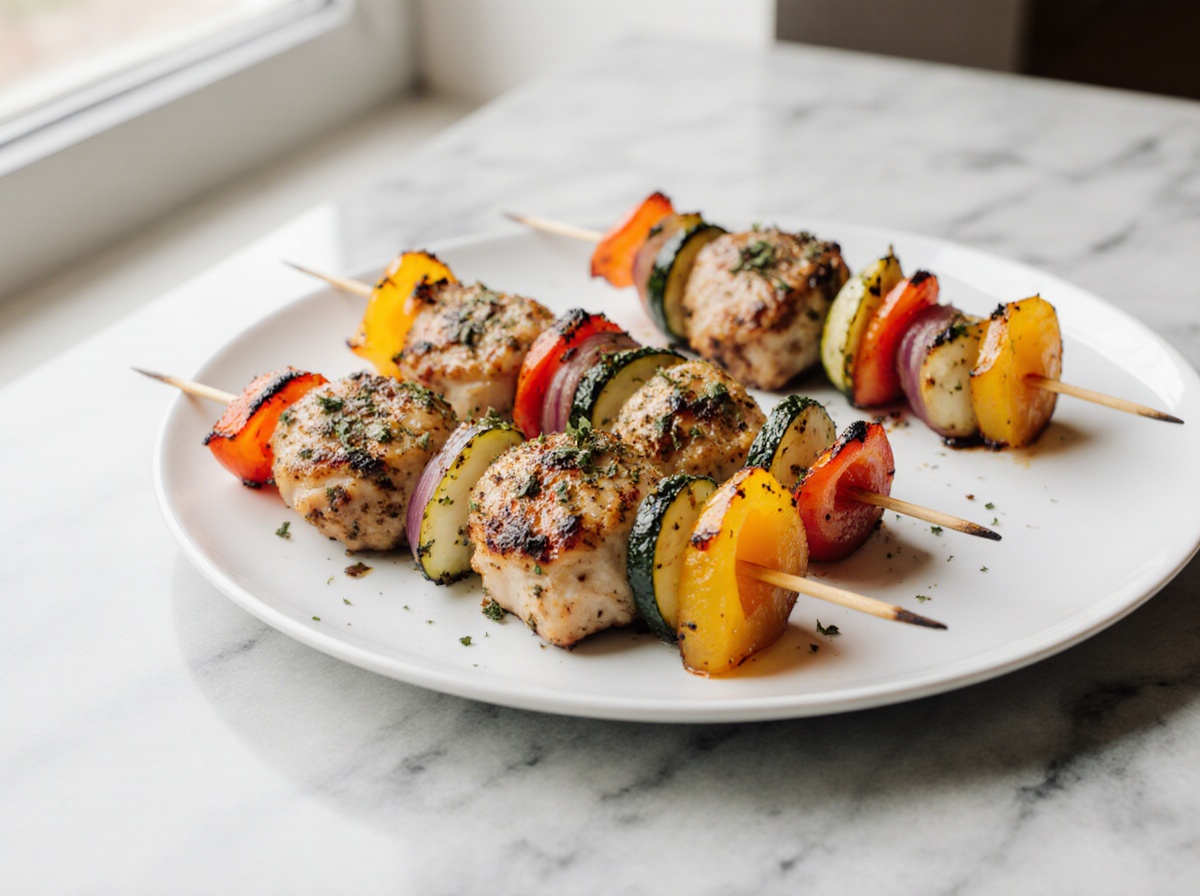 szaszlyki drobiowe z air fryer