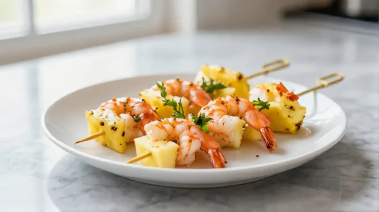 Szaszłyki z krewetkami i ananasem z Air Fryer