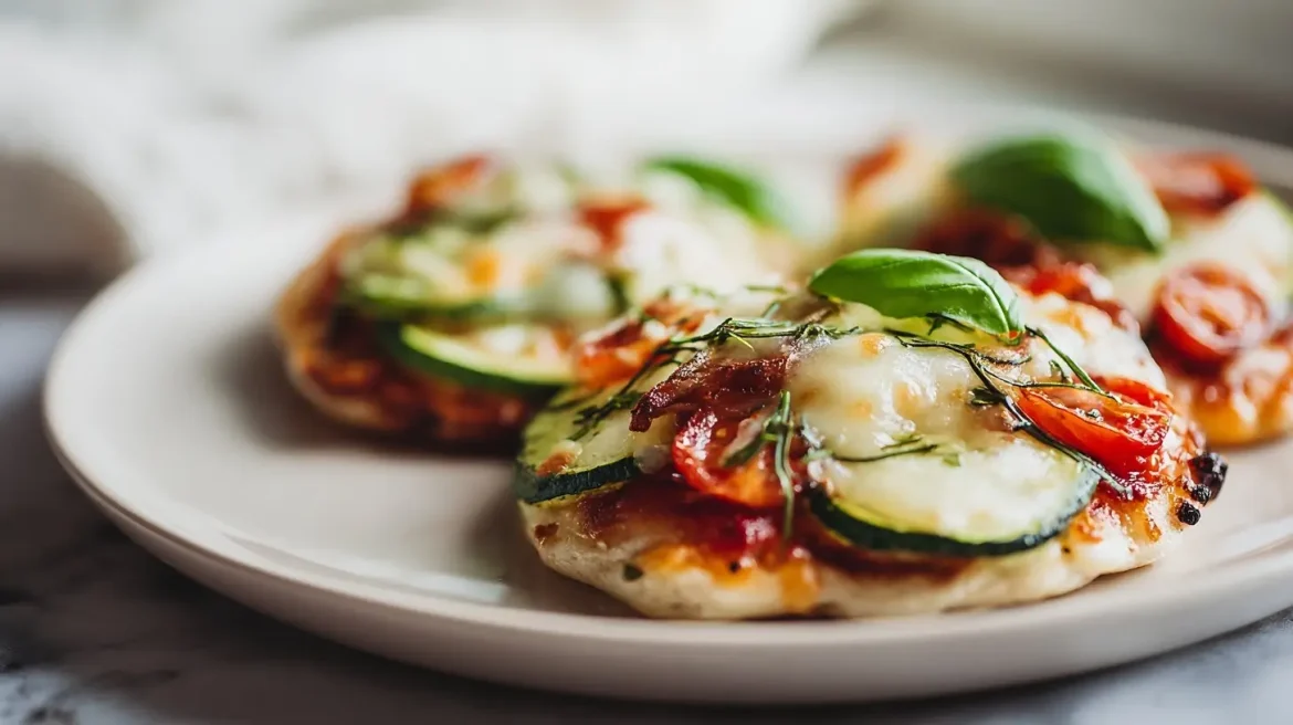 Szybkie pizzerki z cukinii w Air Fryerze