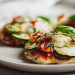 Szybkie pizzerki z cukinii w Air Fryerze