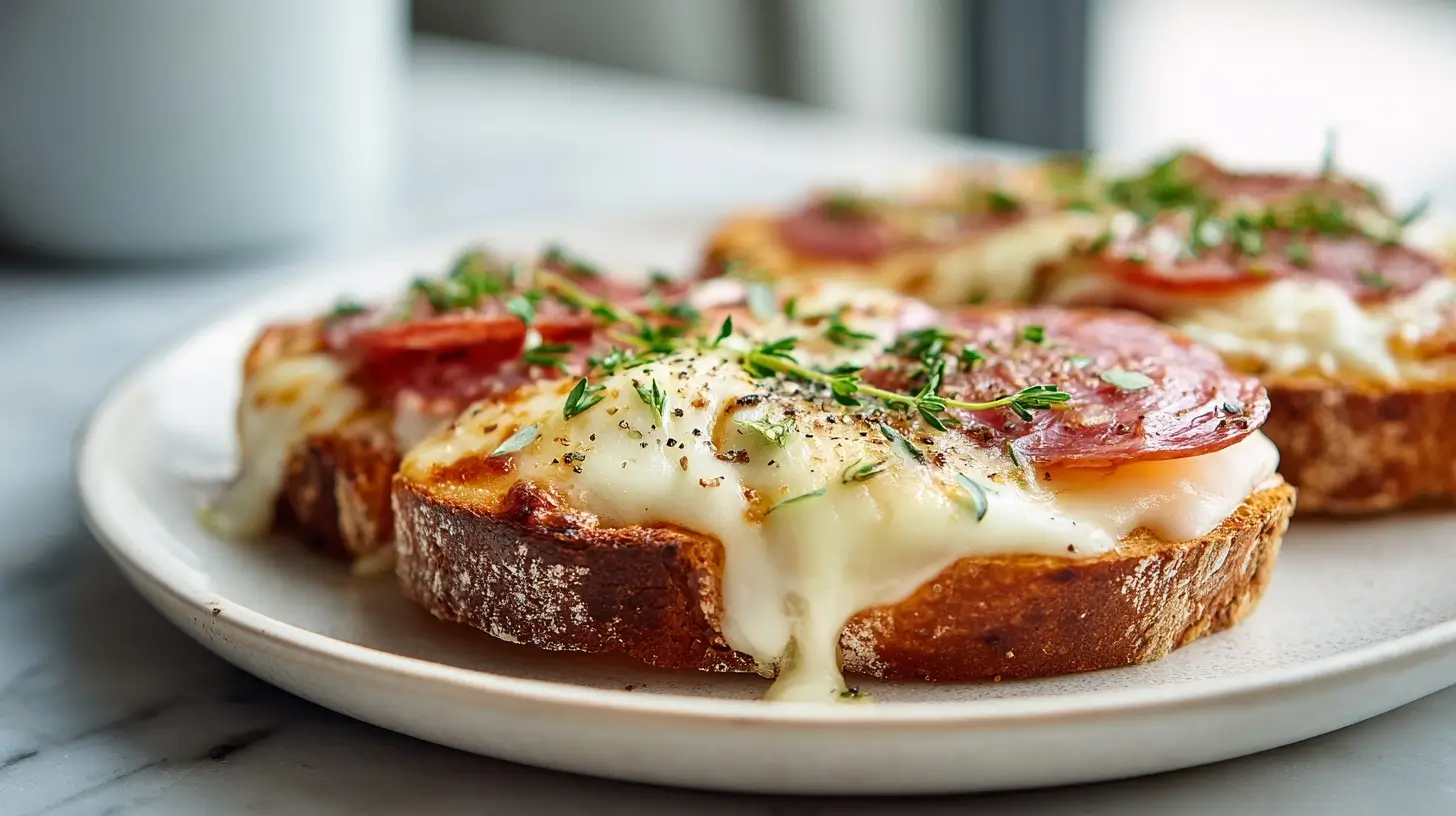 Tosty ala pizza z Air Fryer