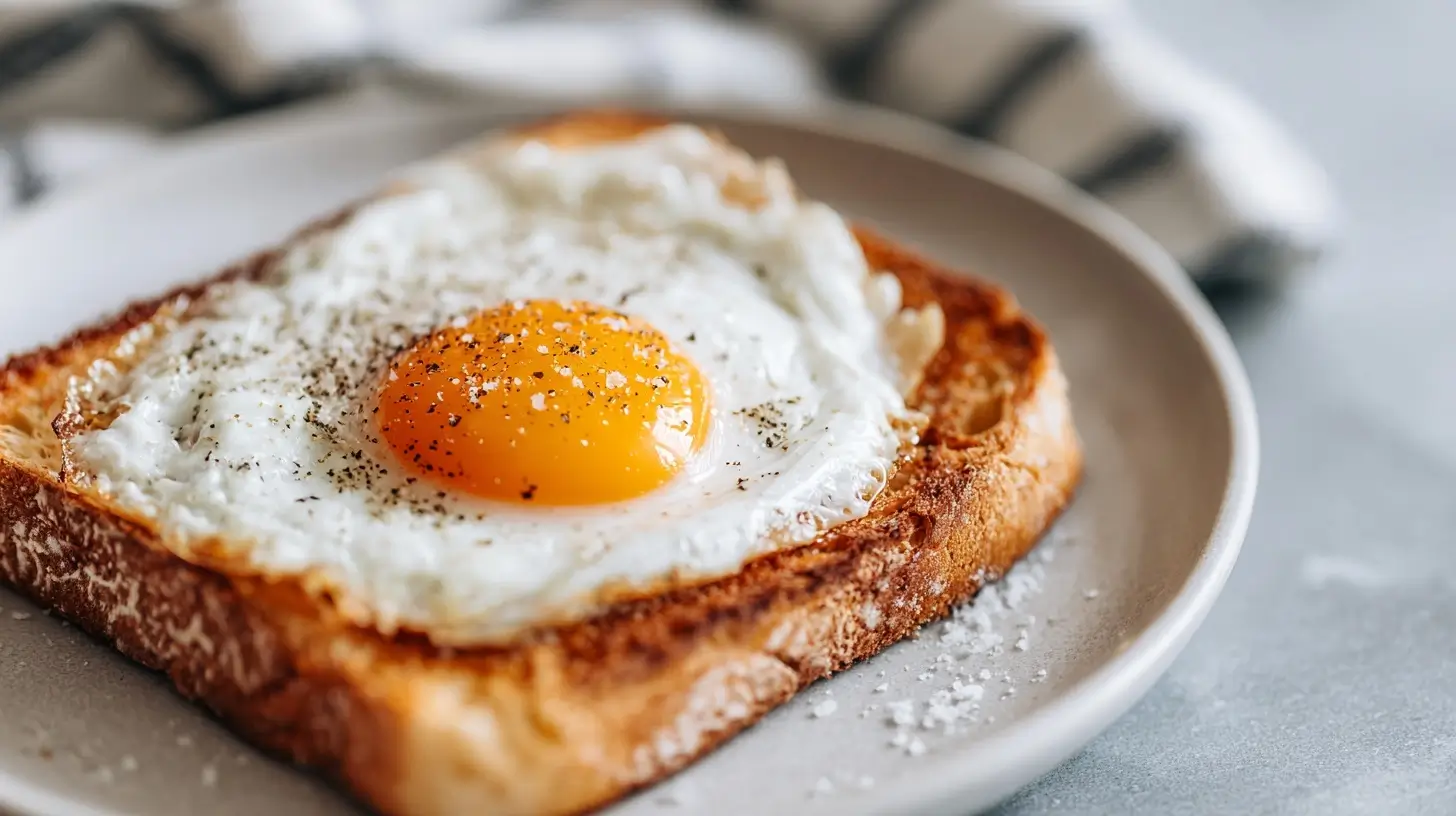 tosty z jajkiem w srodku z air fryer