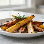 Sycące warzywa korzeniowe pieczone z rozmarynem z Air Fryer