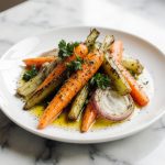 Pyszne warzywa pieczone na rosol w air fryerze.