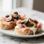 Zapiekanki z szynka i pieczarkami z air fryer